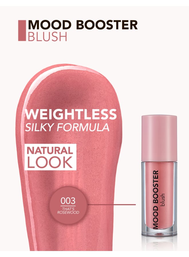 flormar Mood Booster Blush – 003 That’s Rosewood – Buildable Cream Blush, Radiant Finish, Soft Blendable Texture 003-THATS ROSEWOOD - Image 5