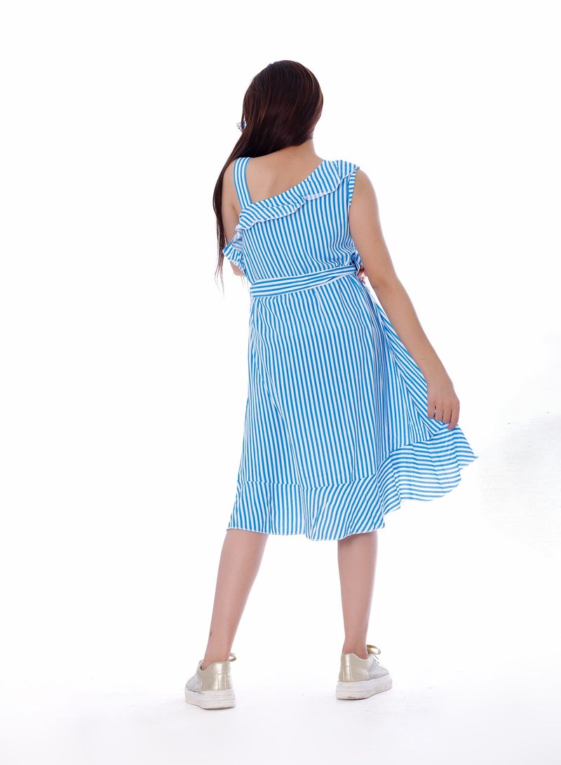 بيبو فستان كتف مكشوف للفتيات - Image 3