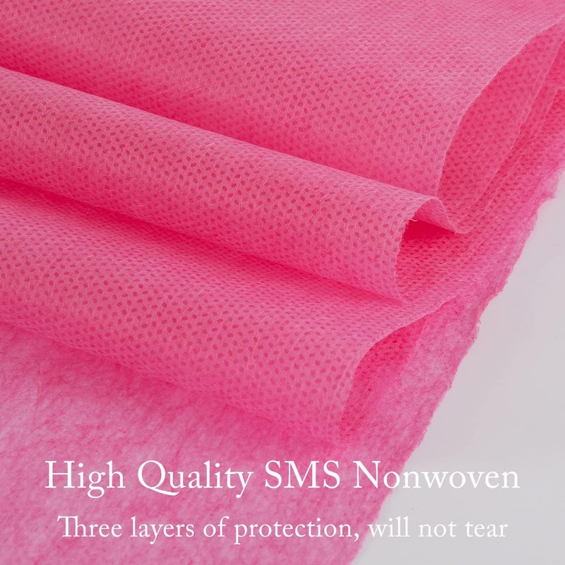 YEEOZOE 100PCS Disposable Massage Table Sheets, Pink Spa Bed Covers for Esthetician, Spa, Waxing, Lash, Tattoo, Salon Table, 31.5" X 71" - Image 5
