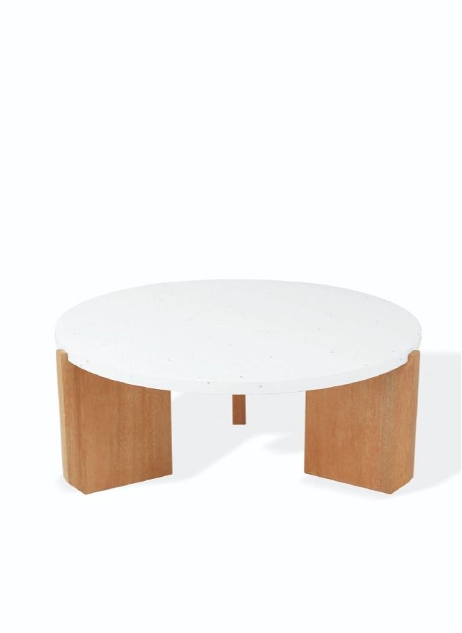 Sement CONCRETE ROUND TABLE - WHITE  - Image 1