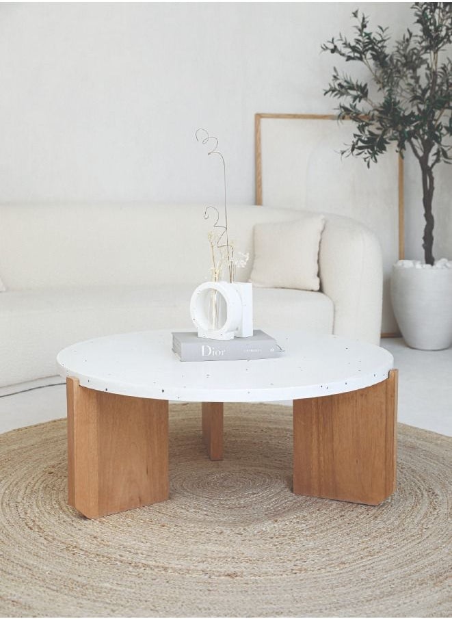 Sement CONCRETE ROUND TABLE - WHITE  - Image 3