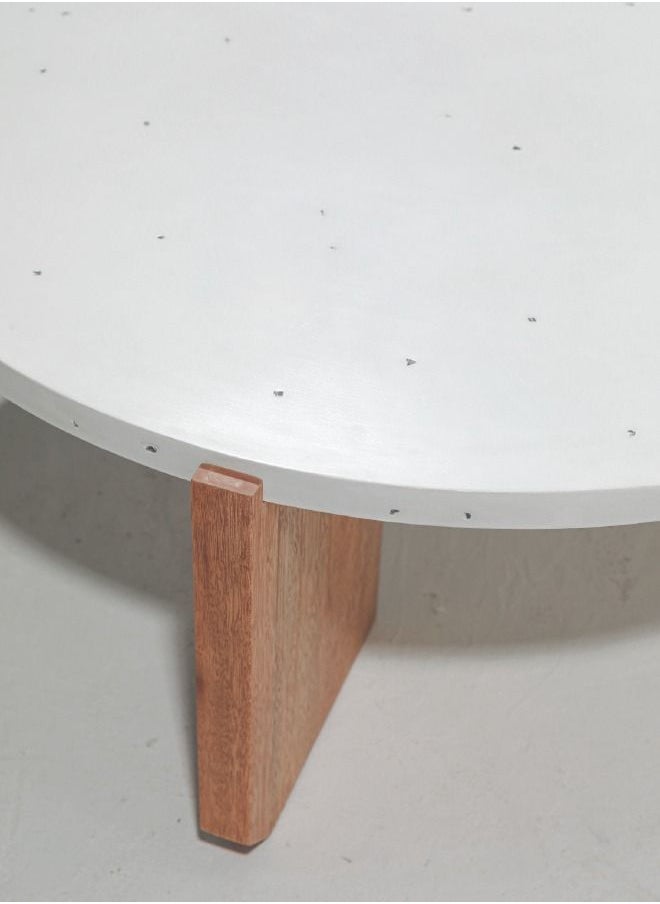Sement CONCRETE ROUND TABLE - WHITE  - Image 2