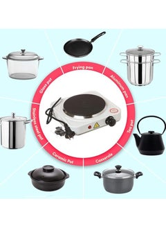 Generic Electric Cooking Stove Hot Plate Single Burner Cooking Stove Non-Stick Coating Overheat Protection 1000W  - Image 4