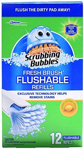Scrubbing Bubbles Fresh Brush Flushable Refill 12 Ct - Image 4