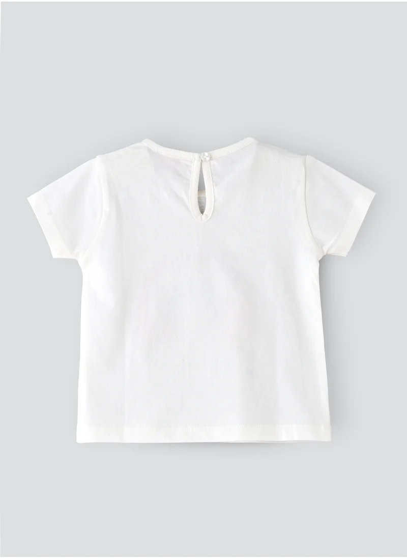 جيلين Sunshine Squad: Girls' Comfy Cotton Tees Playful & Summer Fun