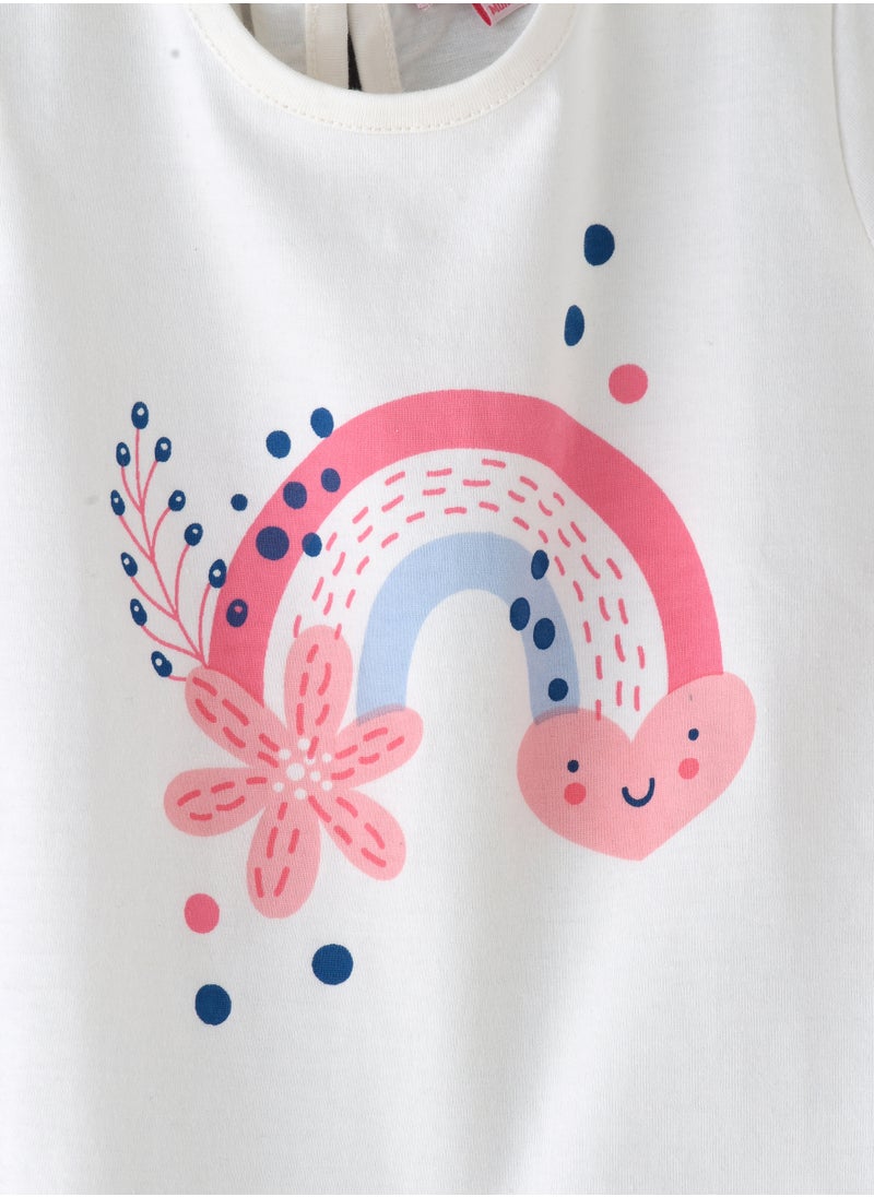 Jelliene Sunshine Squad: Girls' Comfy Cotton Tees Playful & Summer Fun  - Image 3