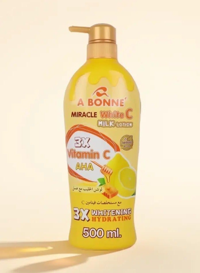 Miracle white C milk Lotion 500ml