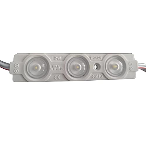 Q QINGCHEN LED Module 2.0W DC12V White 6500K for Letter Lightbox Advertising Signs with Tape Adhesive Backside (100PCS Pack) - Image 5