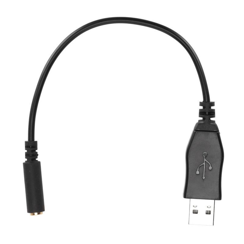 USB to 3.5mm Jack Sound Adapter Cable Plug and Play Digital Sound Adapter - Multifunction USB A to 3.5mm TRRS for PC PS4 PS5 Laptop Desktop - Image 4