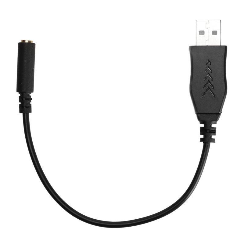 USB to 3.5mm Jack Sound Adapter Cable Plug and Play Digital Sound Adapter - Multifunction USB A to 3.5mm TRRS for PC PS4 PS5 Laptop Desktop - Image 3