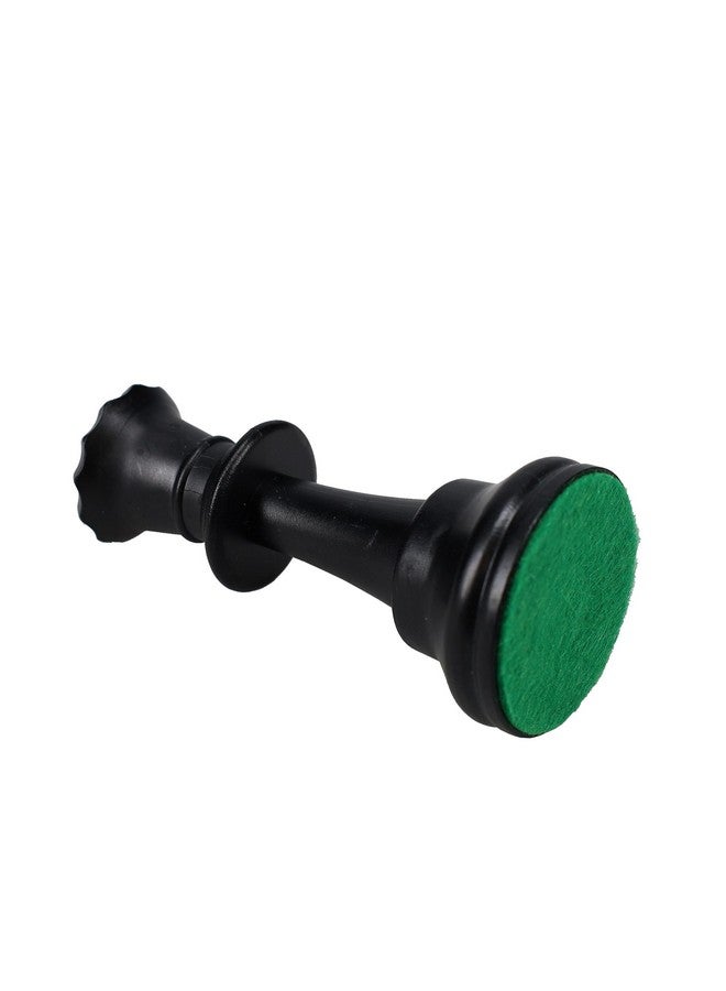 WE Games Replacement Staunton Chess Piece - Dark Queen, Heavy Weighted Tournament Style Plastic Piece with Felt Bottom - Single Replacement for Classic or Decorative Chess Sets - Image 2