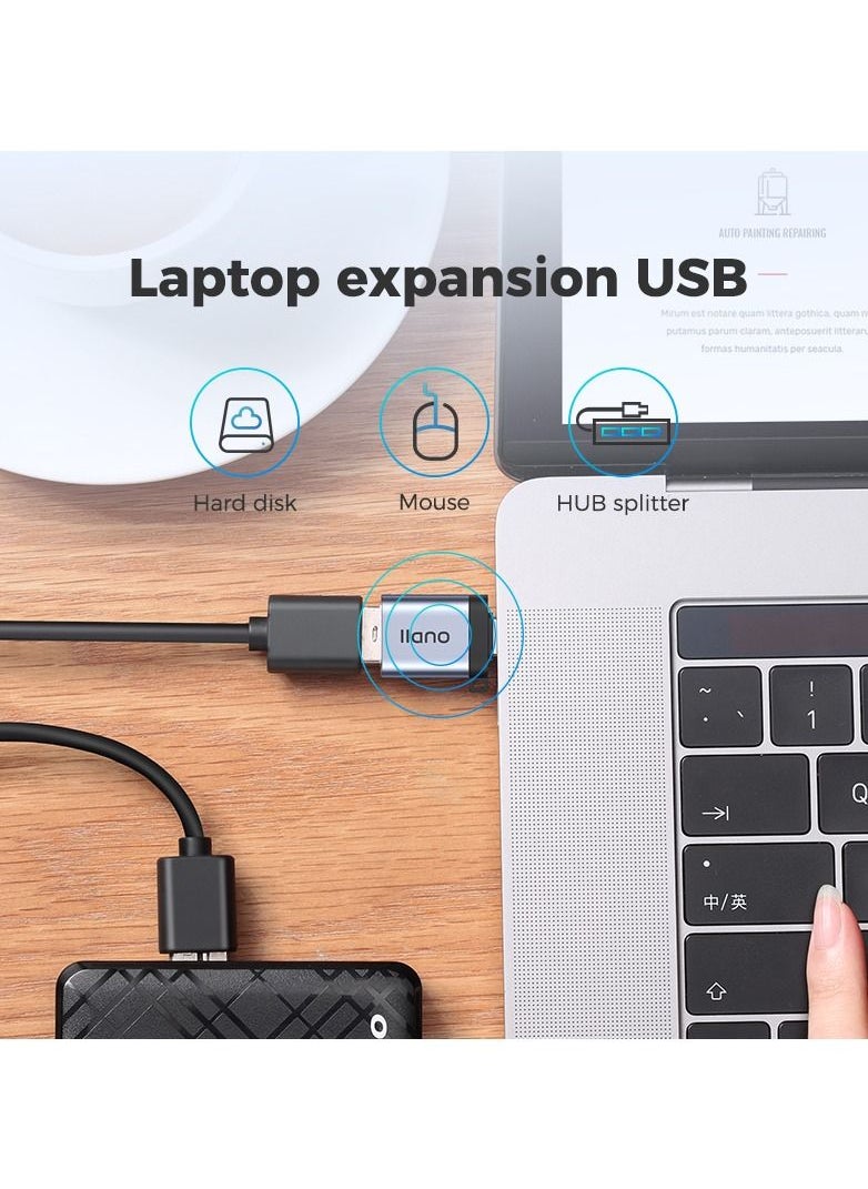 llano - Type C 3.1 To USB 3.0 Adapter With OTG Converter Support Expand Memory/Keyboard Receiver For Laptop Phone Tablet Data Converter - Image 1