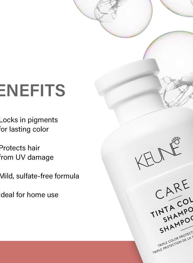 Keune شامبو كيون كير تينتا كولور، خالي من الكبريتات وواقٍ من الأشعة فوق البنفسجية مع حماية ثلاثية اللون، 10.1 أونصة سائلة - Image 3