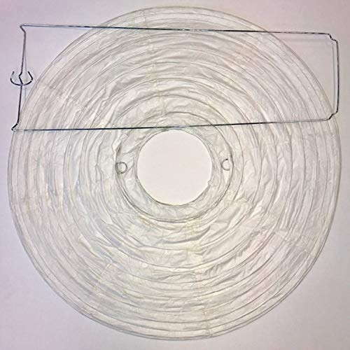 SHB SHB Paper Lamp Lantern Shade for Decoration Hotels Home Christmas Day New Year Gift 12 Inch White 10 Pieces  - Image 5