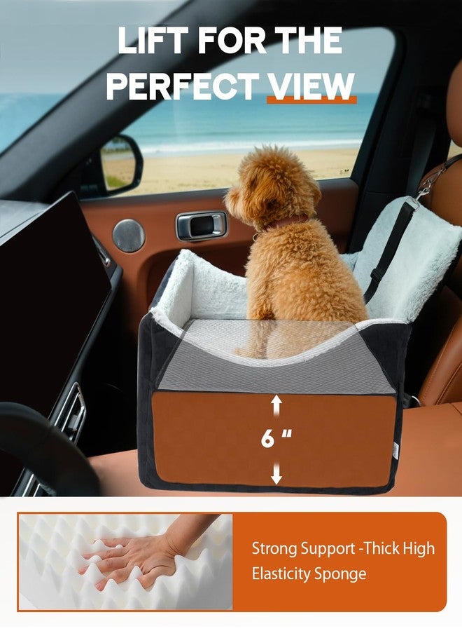 PHCOHIDO Dog Car Seats for Medium Dogs, All-Season Comfort Dog car Seat Boosters Detachable & Washable Pet Dogs Seat for Cars, SUVs, Easy to Install (Black) - Image 4