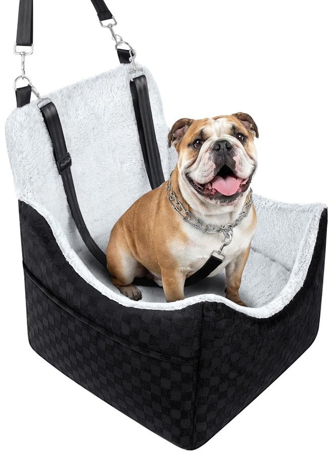 PHCOHIDO Dog Car Seats for Medium Dogs, All-Season Comfort Dog car Seat Boosters Detachable & Washable Pet Dogs Seat for Cars, SUVs, Easy to Install (Black) - Image 1