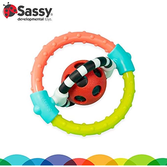 Sassy SPIN & CHEW FLEXIBLE RING RATTLE - Image 3