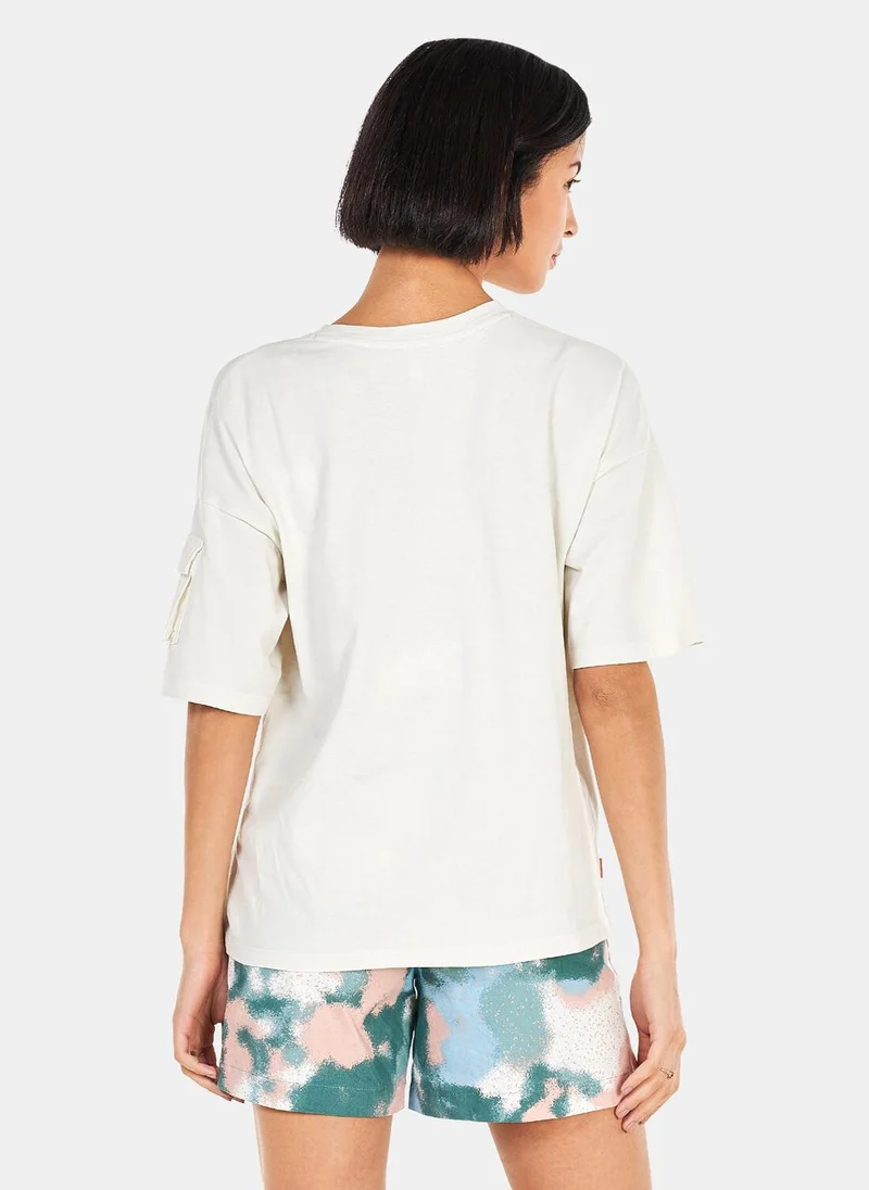 تمبرلاند Women's Progressive Utility Pocket T-Shirt