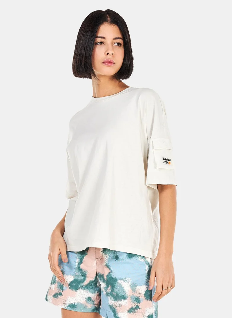 تمبرلاند Women's Progressive Utility Pocket T-Shirt