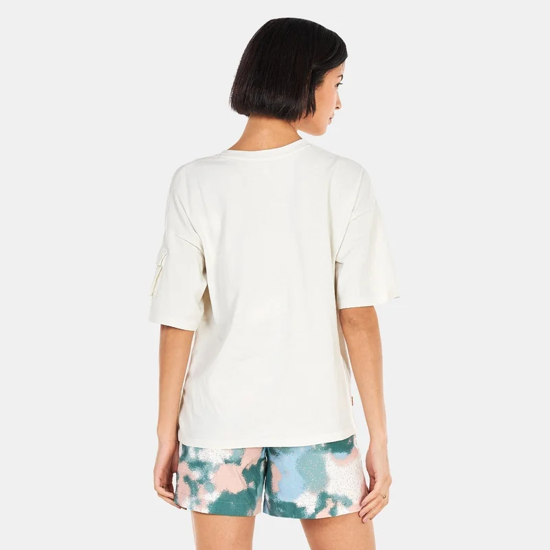 تمبرلاند تيشيرت نسائي بجيوب عملية تدريجية