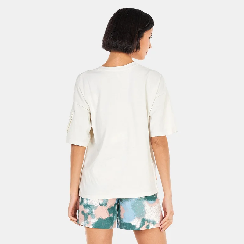 تمبرلاند تيشيرت نسائي بجيوب عملية تدريجية