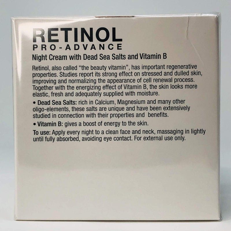 Delfanti Milano, Retinol Pro Advance Night Cream with Dead Sea Salts and Vitamin B, Anti Aging Moisturizer for Face and Neck, Made in Italy, 1.7 oz 50 mL - Image 5