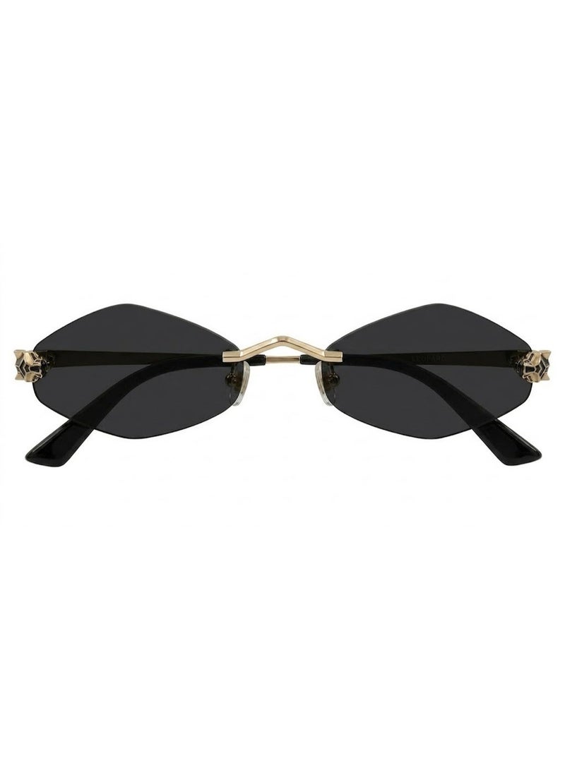 POLITE New Frameless Fashion Trend Sunglass UV Protection Unisex - Image 2
