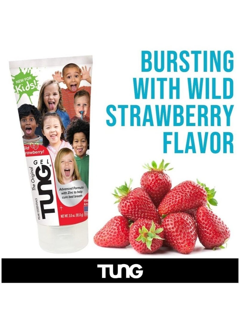 تونج جل اللسان تونج للصغار , نكهة الفراولة , 85 جم - Image 3