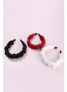Bahels 3-Piece Gathered Satin Crown Set  - Image 1