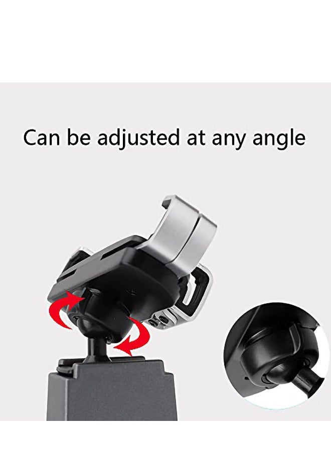 Adjustable Gravity Car Phone Mount for Tesla Model 3 and Model Y (2021) - Premium Silver Phone Holder Accessory for Your Vehicle. - Image 5