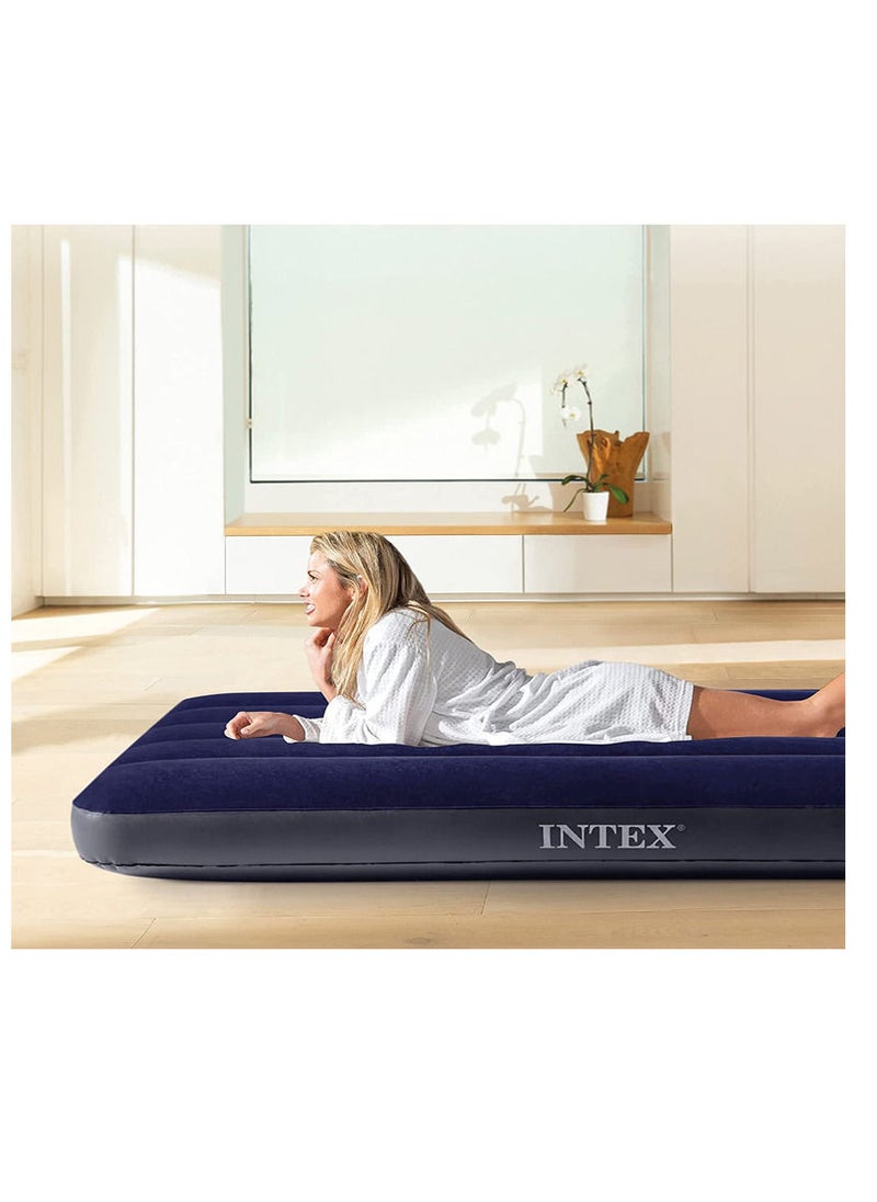 INTEX - Jr. Twin Dura-Beam Series Classic Downy Airbed 76 X 191 X 25 Cm - Image 1