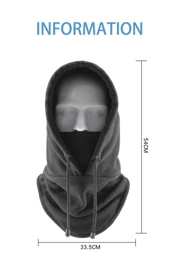 KASTWAVE Thermal Fleece Hats - 2-Pack Perfect for Riding, Skiing, and Sports. Stay Warm and Stylish with this Heavyweight Winter Fleece Balaclava and Neck Wrap Combo. One Size Fits All  - Image 2