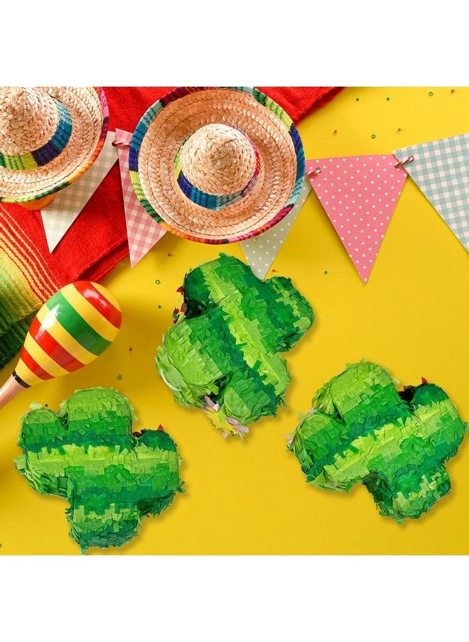 GiftExpress 6Pack Mini Cactus Pinatas For Kids Birthday Party Gender Reveal Party Traditional Mexican Fiesta And Party Decorations  - Image 4