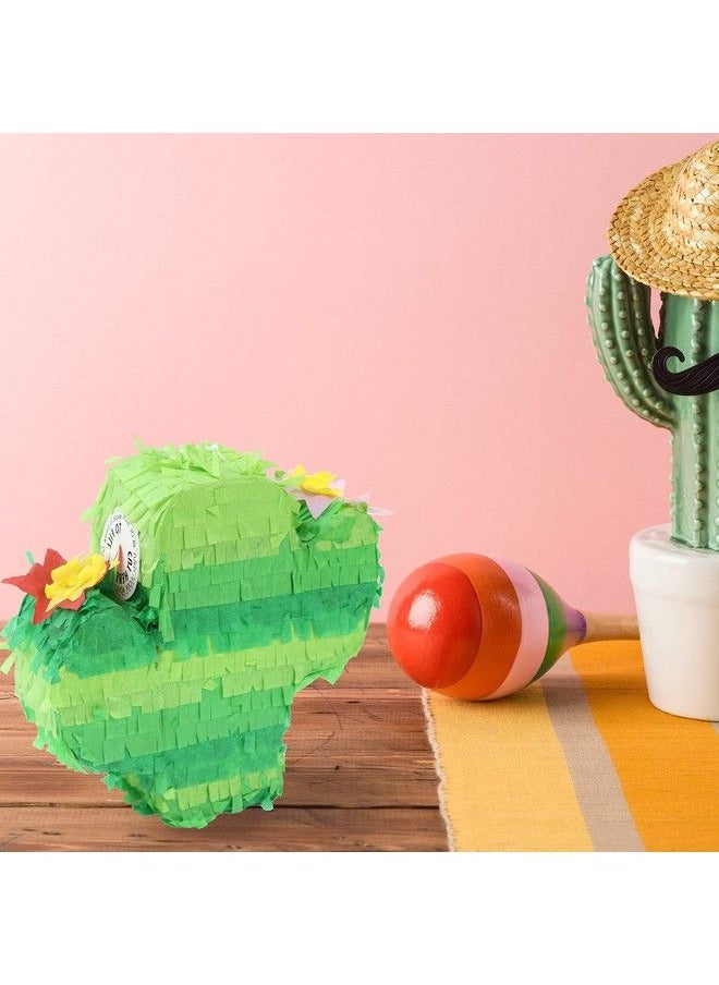 GiftExpress - 6Pack Mini Cactus Pinatas For Kids Birthday Party Gender Reveal Party Traditional Mexican Fiesta And Party Decorations - Image 1