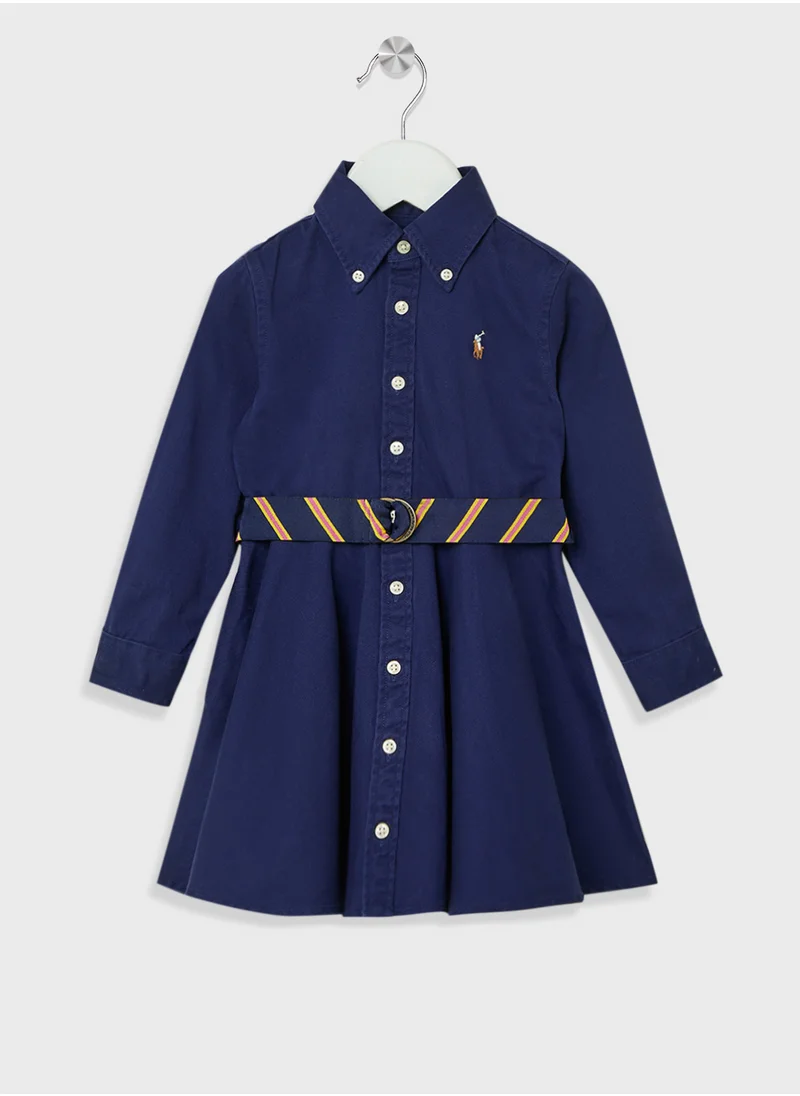 POLO RALPH LAUREN Kids Belted Chinos Dress