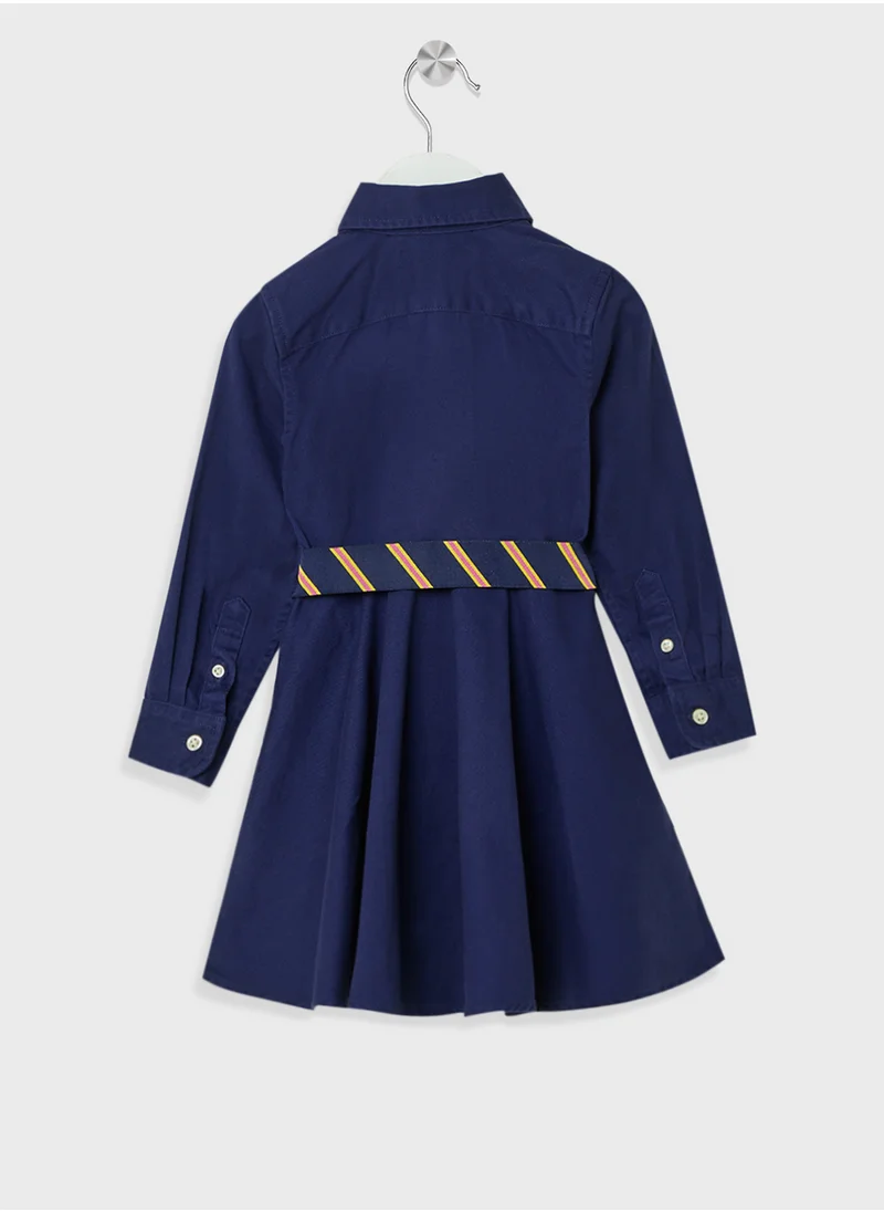 POLO RALPH LAUREN Kids Belted Chinos Dress