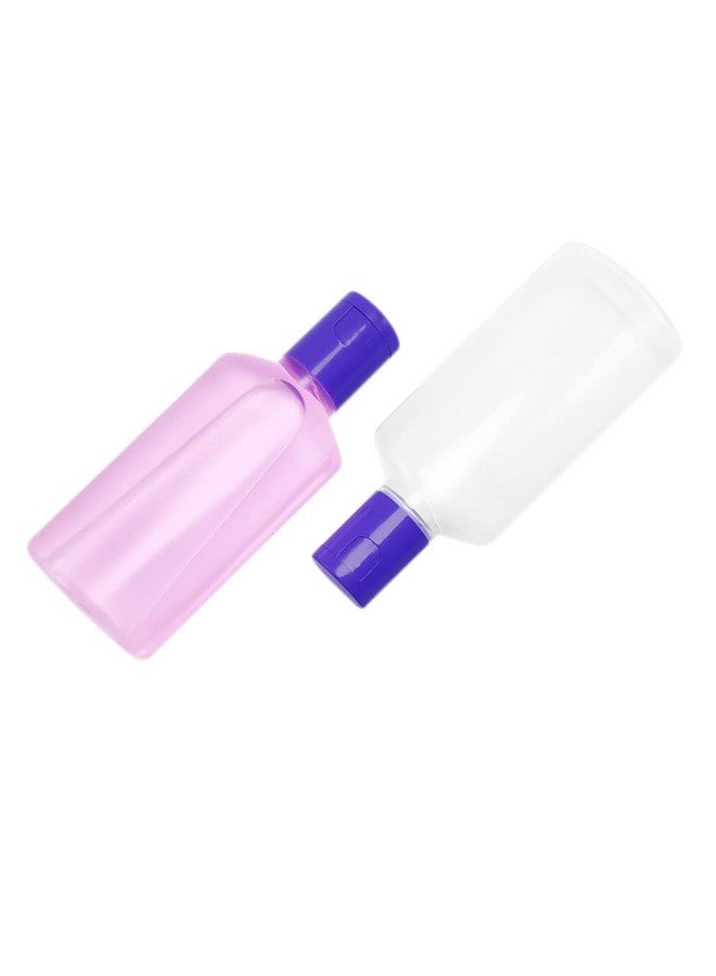 DIY Crafts 6 Pcs, Transparent Bottle, 50ml 1oz Clear Empty Plastic Sample Flip Cap Bottle Pot Vial for Makeup Emollient Water Shower Gel Emulsio (6 Pcs, Transparent Bottle) - Image 3