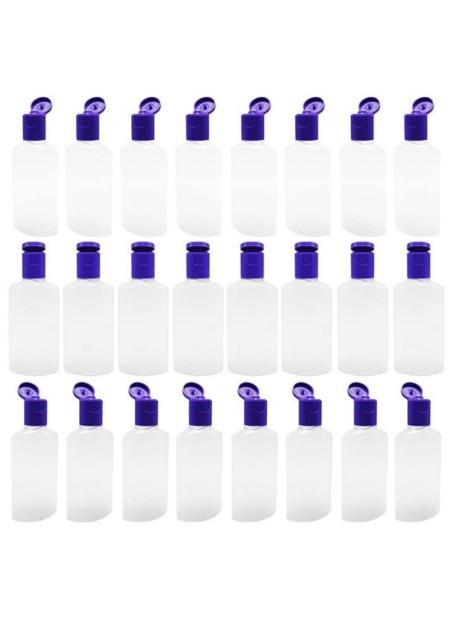 DIY Crafts 6 Pcs, Transparent Bottle, 50ml 1oz Clear Empty Plastic Sample Flip Cap Bottle Pot Vial for Makeup Emollient Water Shower Gel Emulsio (6 Pcs, Transparent Bottle) - Image 4