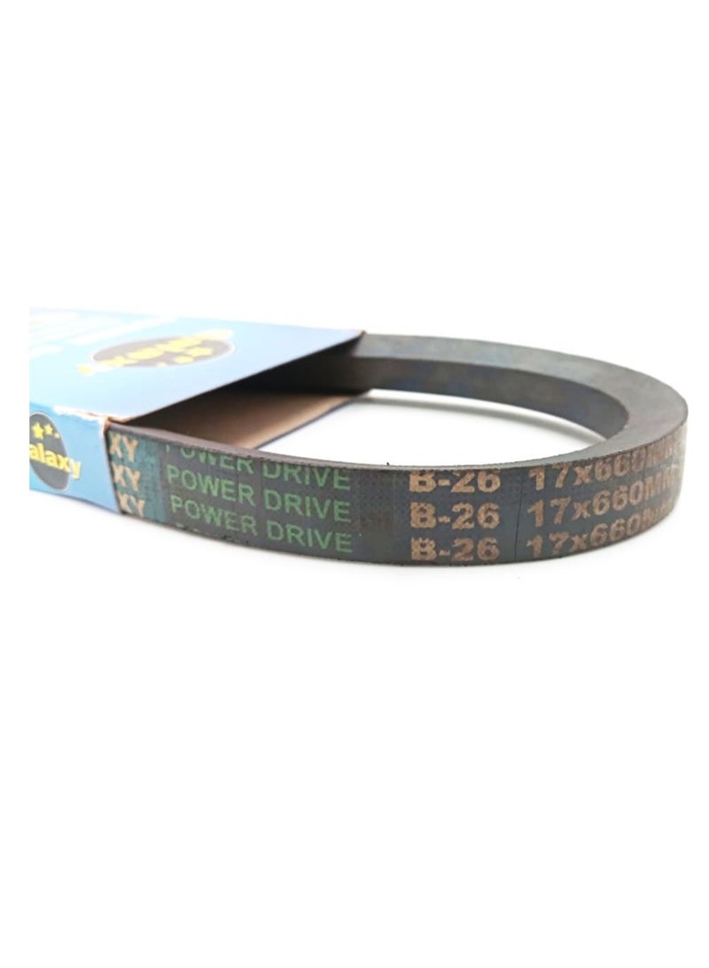 جالاكسي GALAXY POWER DRIVE أحزمة نقل الحركة عالية الأداء B-26 17x660M - Image 2