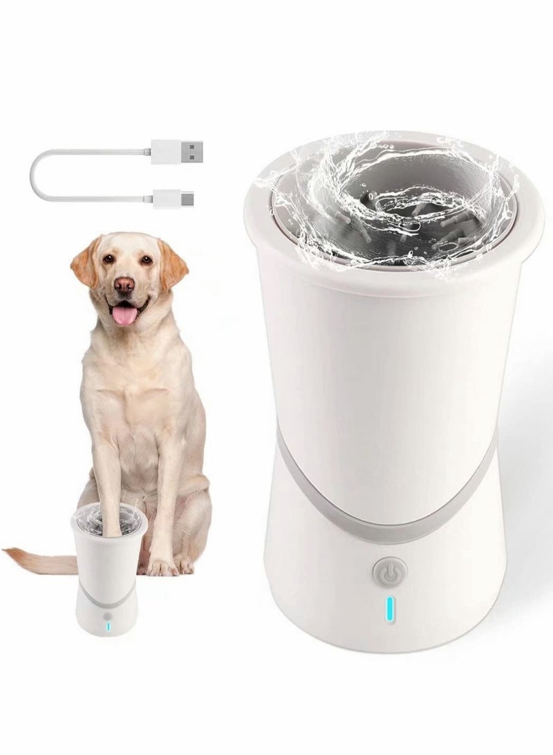 Excefore Automatic Dog Paw Cleaner, Portable Automatic Dog Paw Washer with Silicone Bristles, USB Charging Dog Paw Washer Cup - Image 1