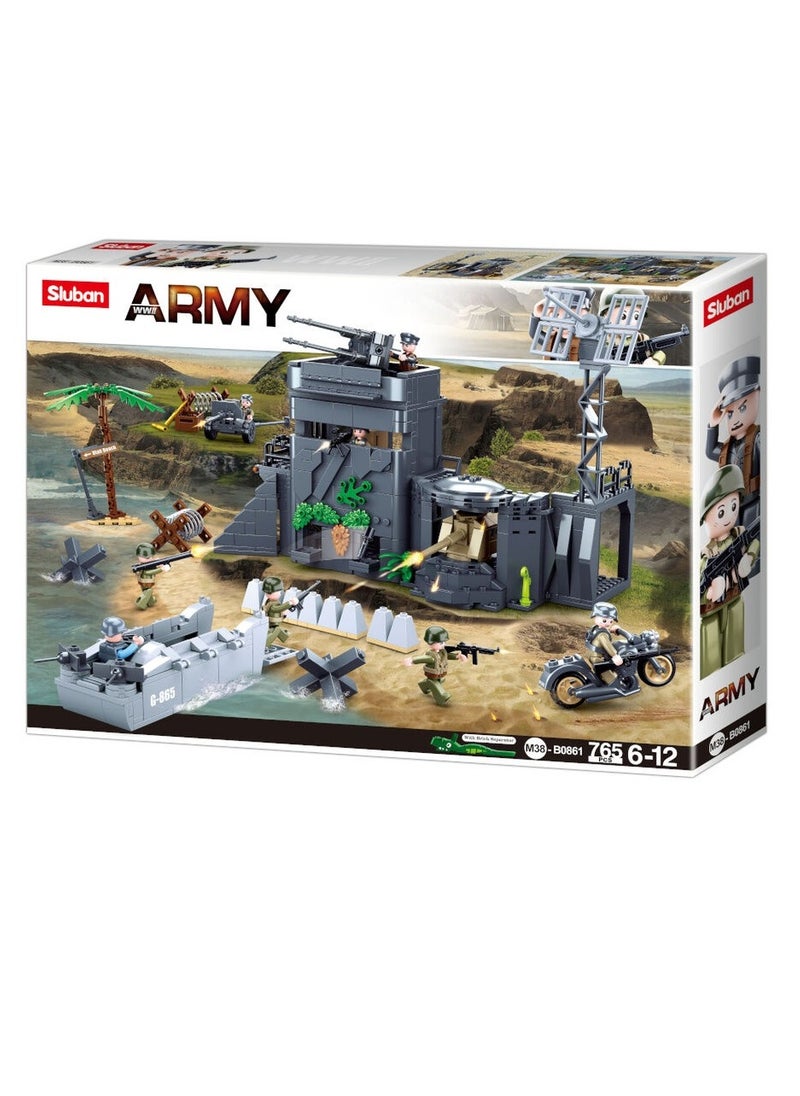 Sluban Sluban - Army Bunker in the Dunes 765 Pieces - M38-B0861  - Image 1