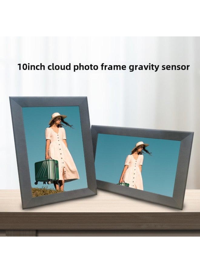 32G Wireless Bluetooth 10.1 Digital Photo Frame Office Living Room Bedroom 15.6 Electronic Album Ornaments-Color:10.1inch Touch Screen 32g Memory [white] - Image 3