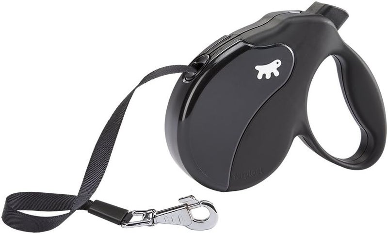 Ferplast Retractable Dog Lead AMIGO TAPE M, Extending tape, 5 m, Max 25 kg, Black - Image 1