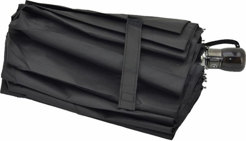 Çanta Yurdu Semi-Automatic Polyamide Fabric 10 Wire Umbrella Black  - Image 1