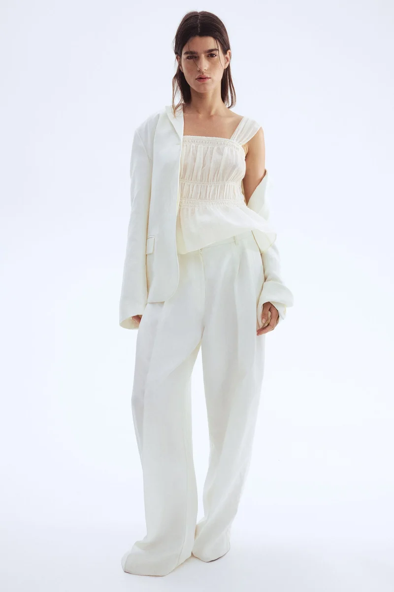 اتش اند ام بلوزة بتصميم منسدل