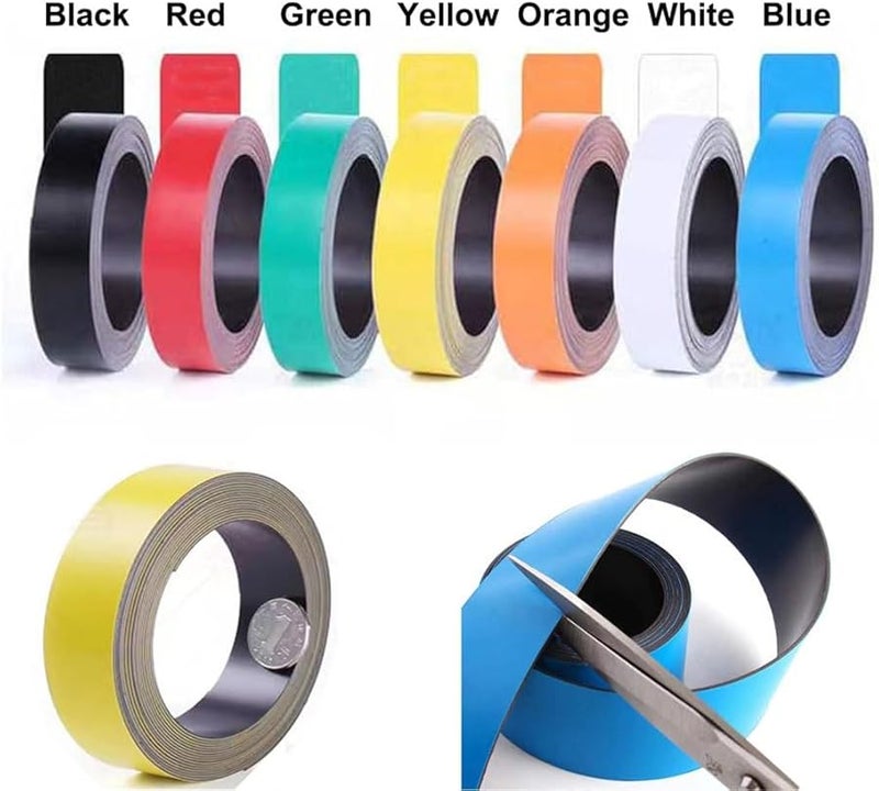 Black Flexible Magnetic Strip 1 Meter 25x1mm Writable Rubber Sheet For Fridge DIY Crafts - Image 5