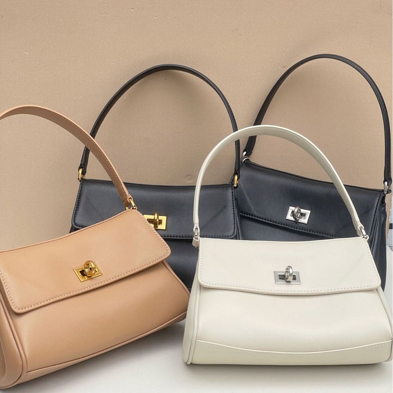Genuine Leather Women'S Bag Paris Home Same Style Small Square Bag Russian Fashion Casual Chain Shoulder Bag Underarm Bag Crossbody Bag - Image 5