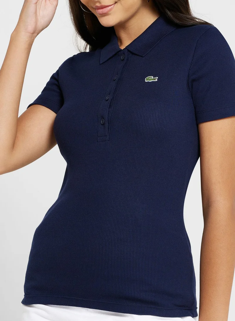 LACOSTE Polo Neck T-Shirt