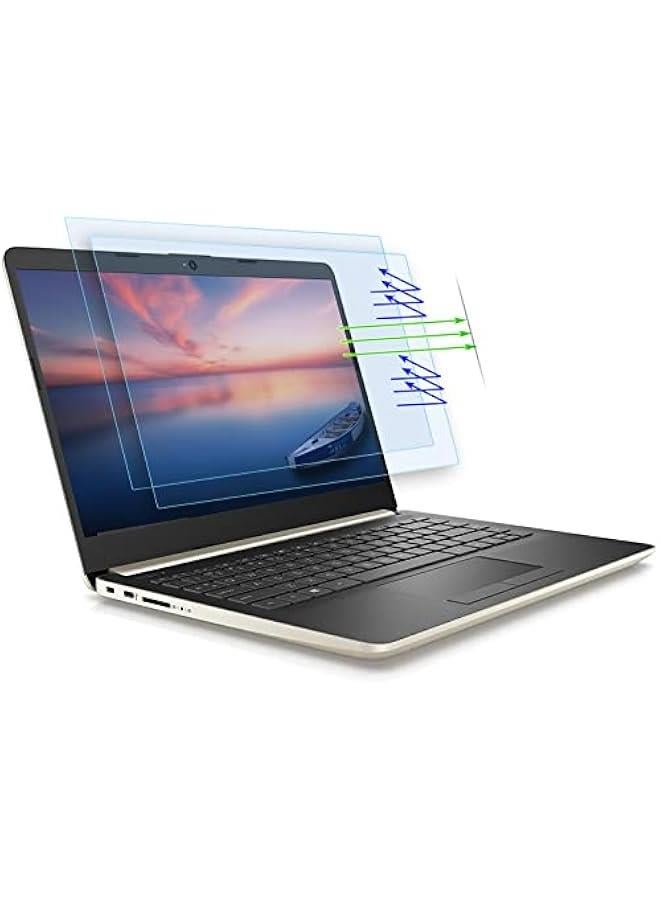 Arabest (2-Pack) Anti Blue Light Glare Screen Protector for 14-inch HP Laptop/Pavilion X360/Chromebook/Stream/ProBook, Eye Protection Monitor Film  - Image 1
