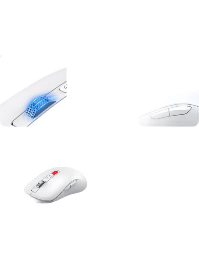 SHINCO Xinke Ai Smart Wireless Mouse, Voice-Controlled Office And Gaming Mouse, Wireless 2.4G + Bluetooth Mouse (With Deepseek), White M8 - Image 3